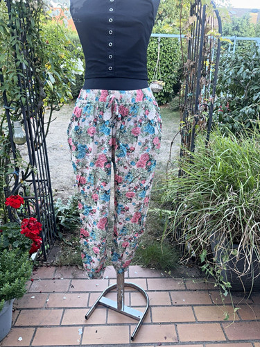Tolle damen haremshose blumen - damen,