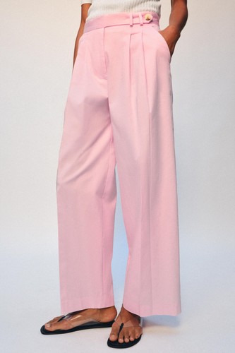 Zara virale baggy hose popelin - zara,