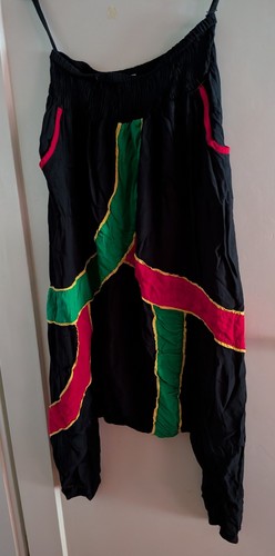 Damen haremhose schwarz - schwarz, |