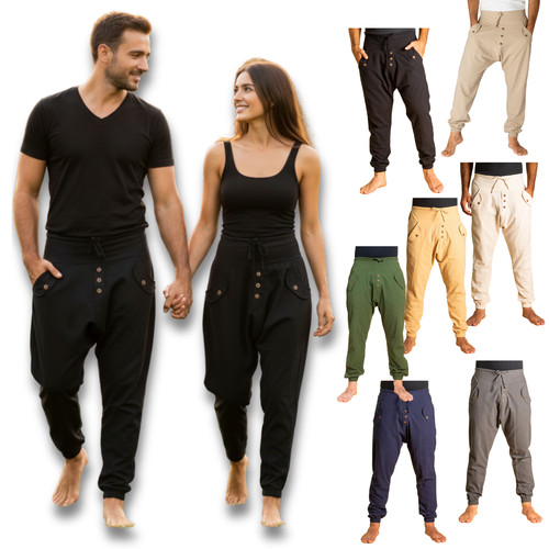 Aladinhose bequeme baggyhose - bequeme,