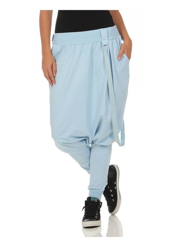 Damen haremshose basic - haremshose,