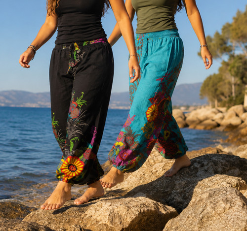 Luftige sommerhose aus - luftige,