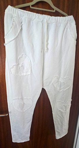 Baggypant weiß - baggypant,