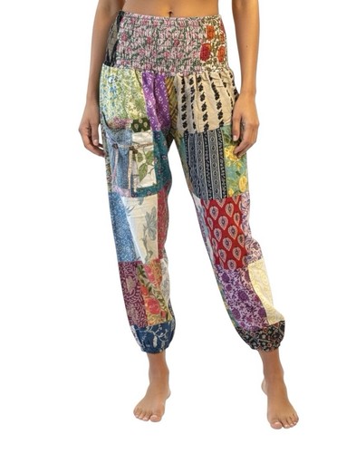 Damen hose bunte - bunte, streifen