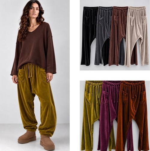 Damen baggy samt - damen,